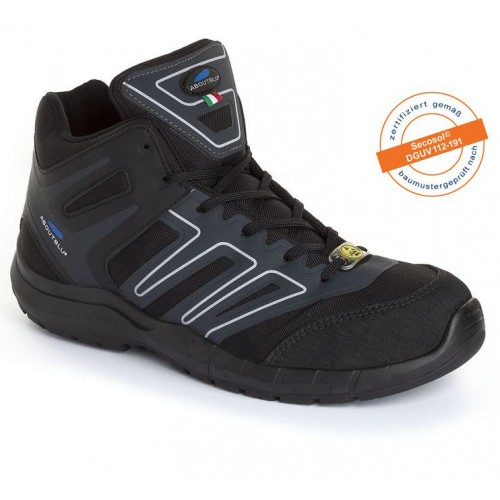STARLINE INDIANAPOLIS BLACK MID S3 SRC SİYAH DERİ İŞ AYAKKABISI